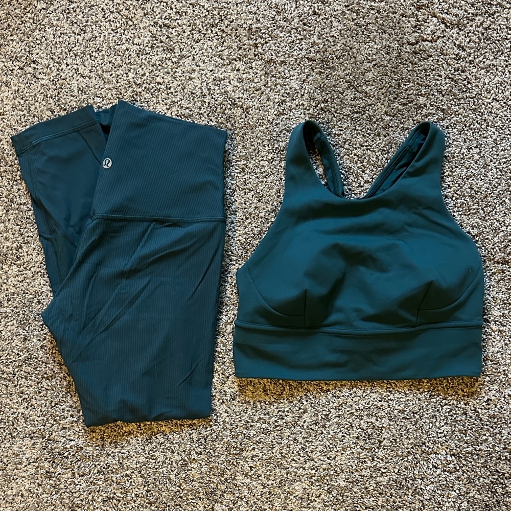 Lululemon Green Jasper Leggings